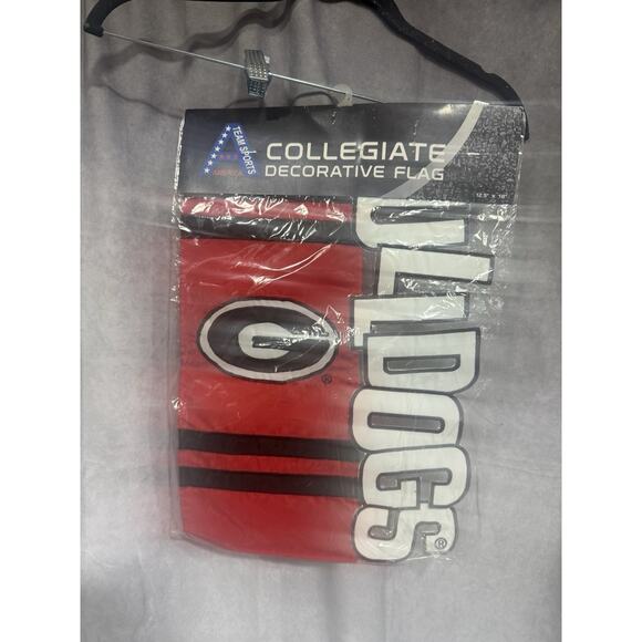 Georgia Bulldogs garden flag 12.5"x18" Bulldogs flag Single-sided applique - Picture 1 of 2